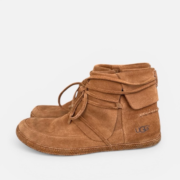 UGG Shoes - UGG Reid Women's Chestnut Ankle Booties 9.5